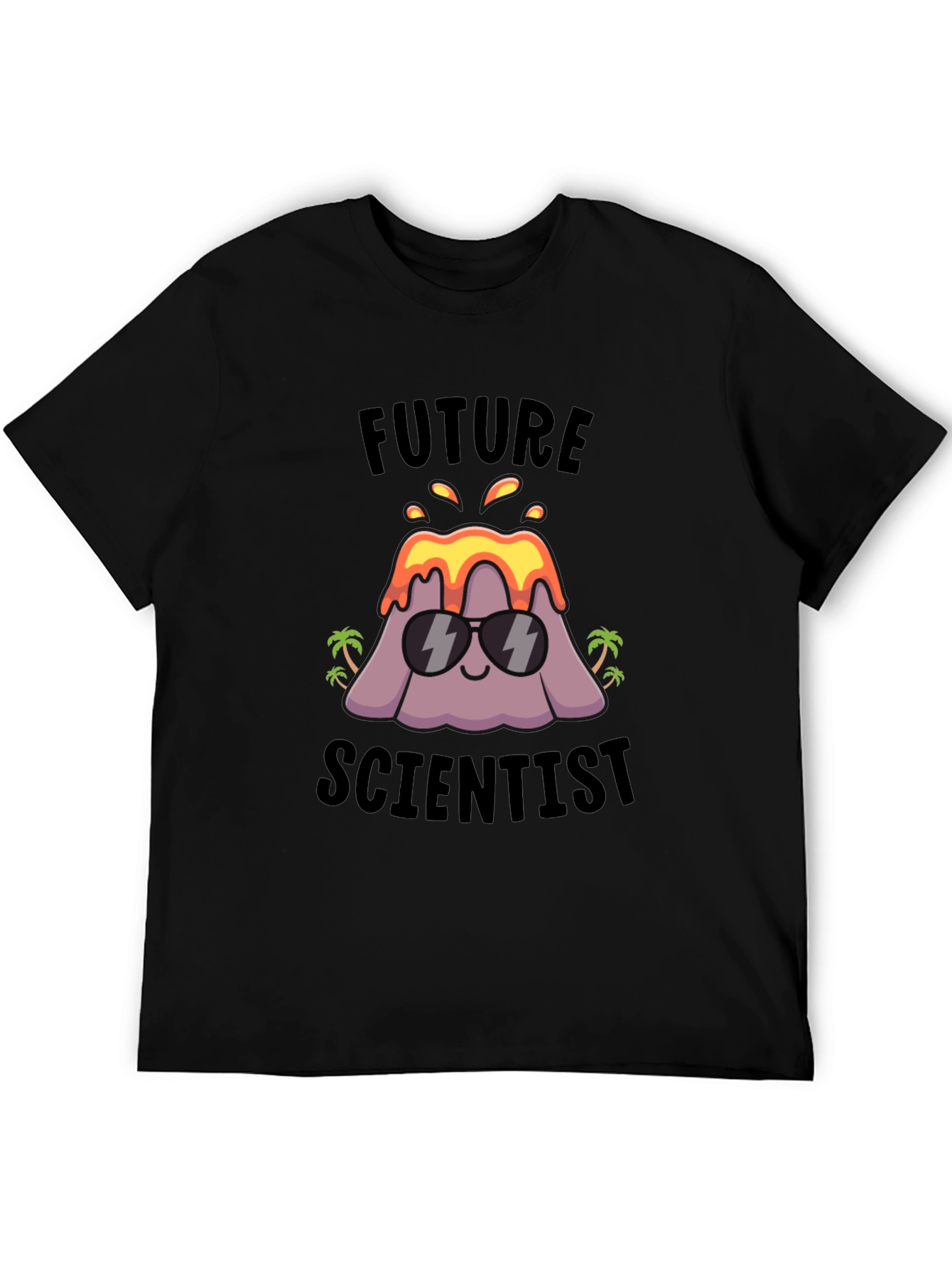 Future Scientist Volcano Graphic T-Shirt
