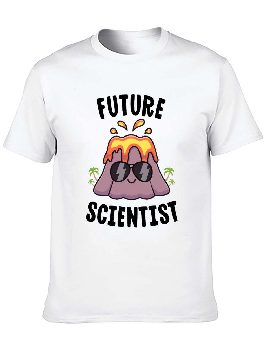 Future Scientist Volcano Graphic T-Shirt