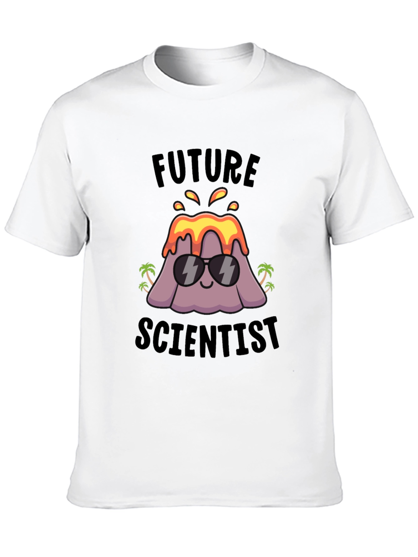 Future Scientist Volcano Graphic T-Shirt