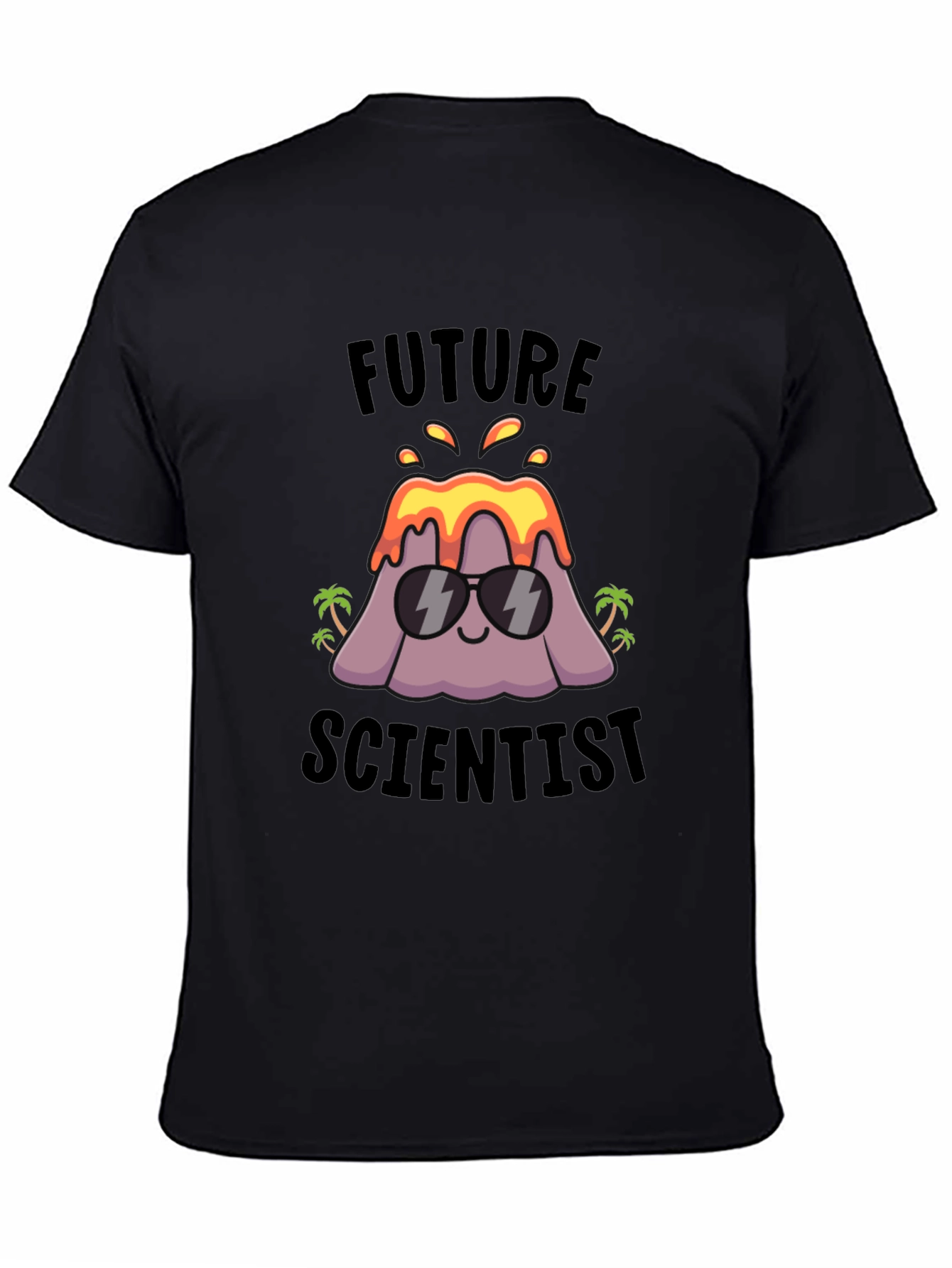 Future Scientist Volcano Graphic T-Shirt