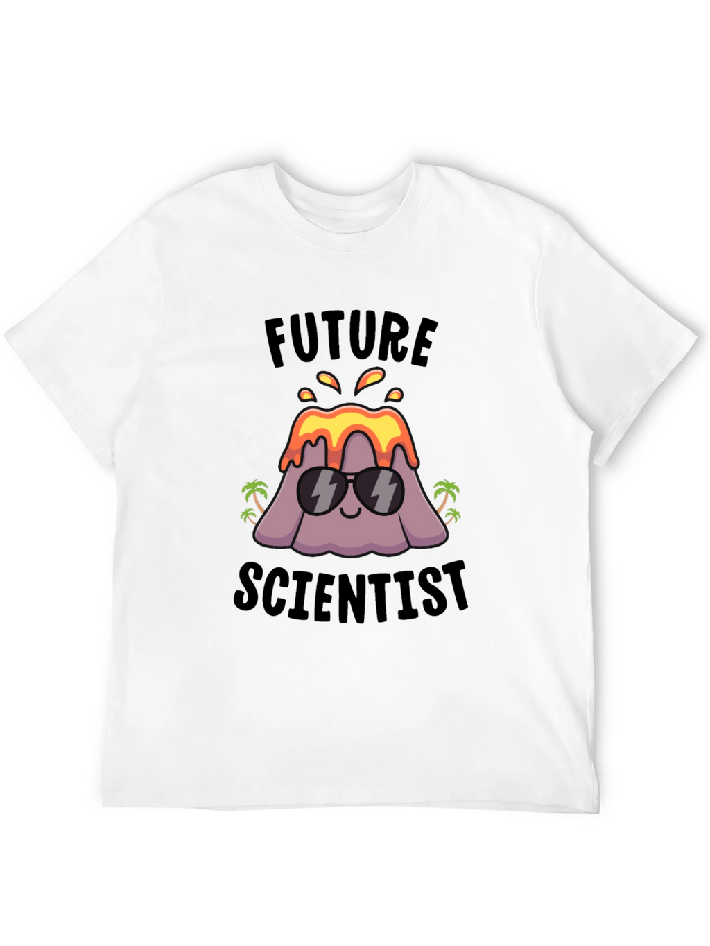 Future Scientist Volcano Graphic T-Shirt