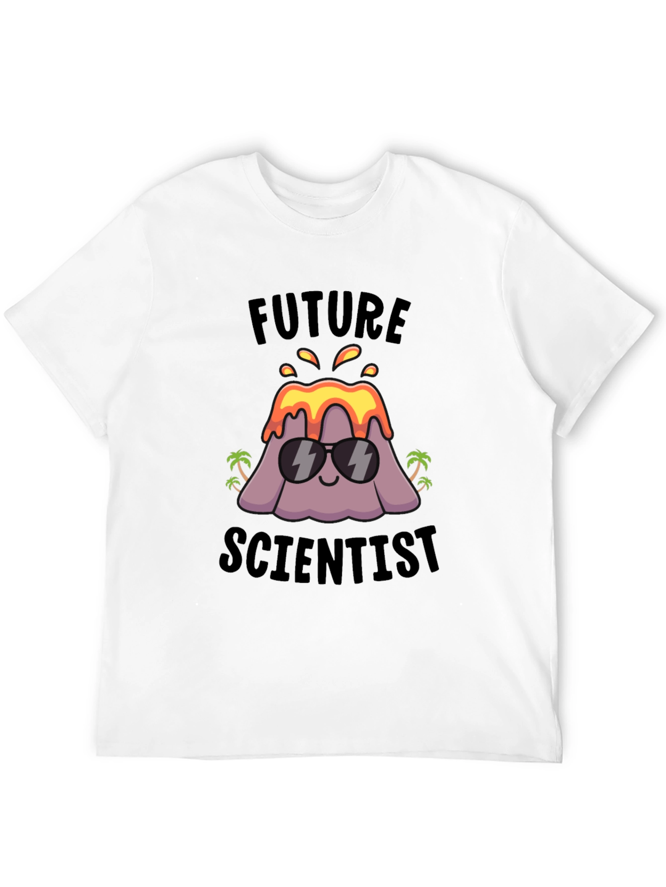 Future Scientist Volcano Graphic T-Shirt
