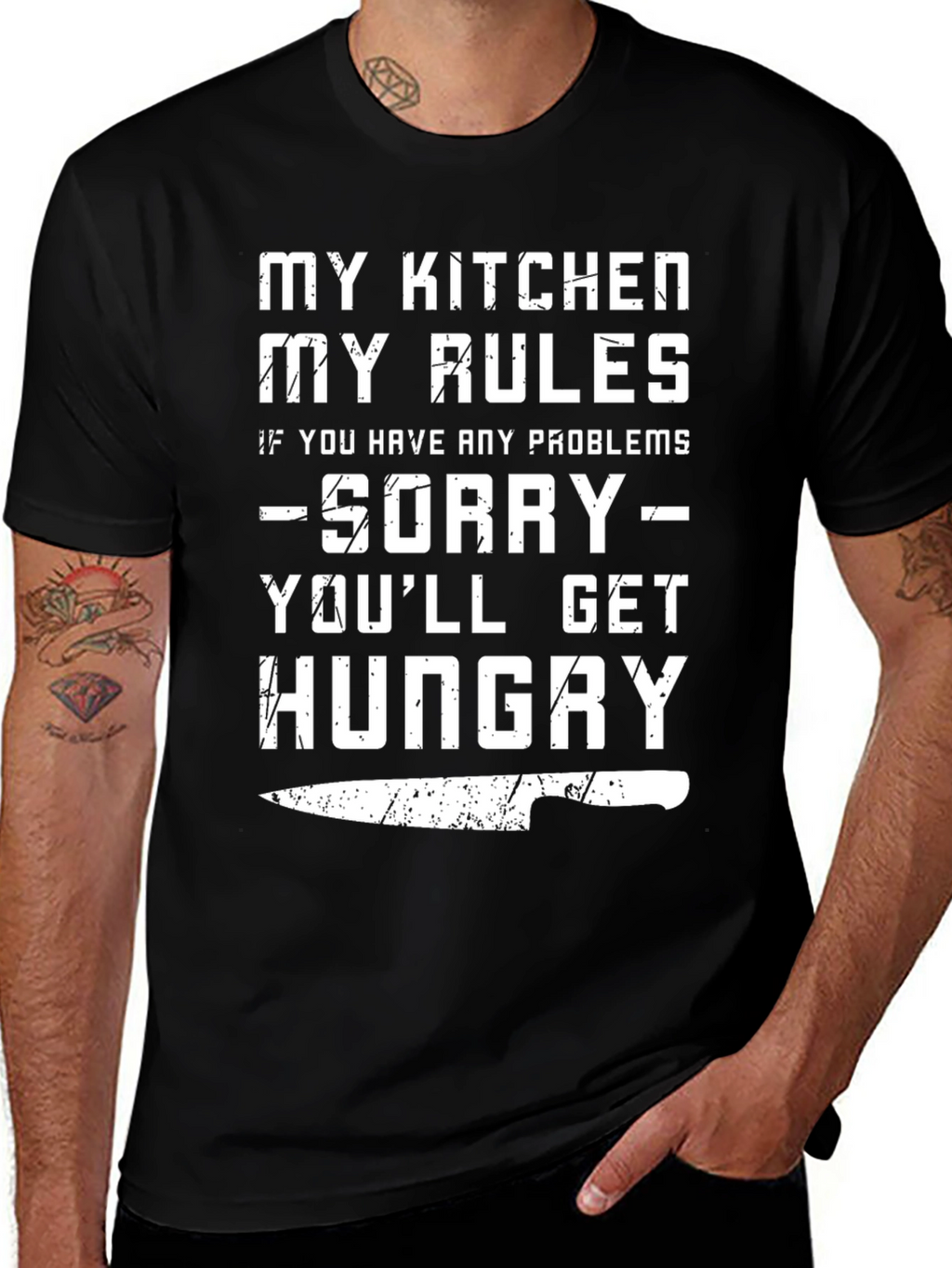 My Kitchen My Rules Funny Chef T-Shirt