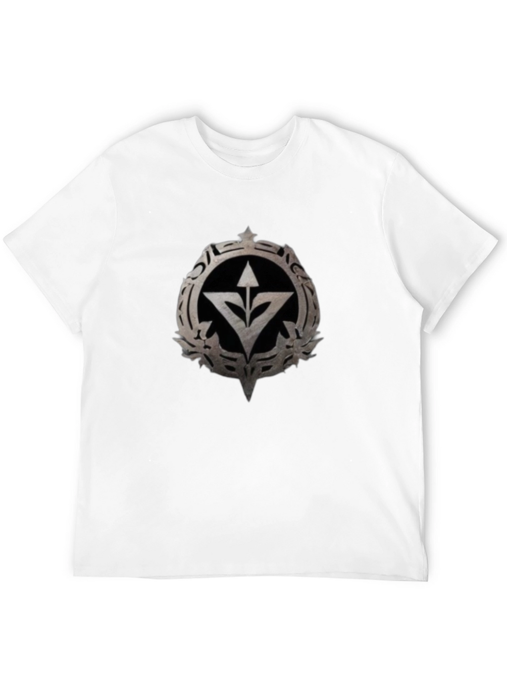 Graphic Tee - Arrow & Emblem Black T-Shirt