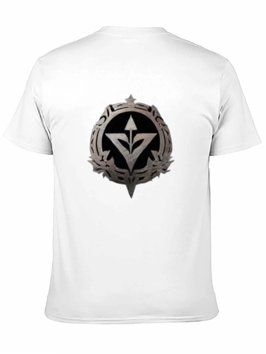 Graphic Tee - Arrow & Emblem Black T-Shirt
