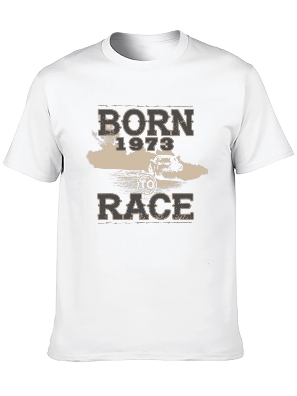 Born 1973 to Race Graphic T-Shirt - Black