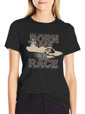 Born 1973 to Race Graphic T-Shirt - Black
