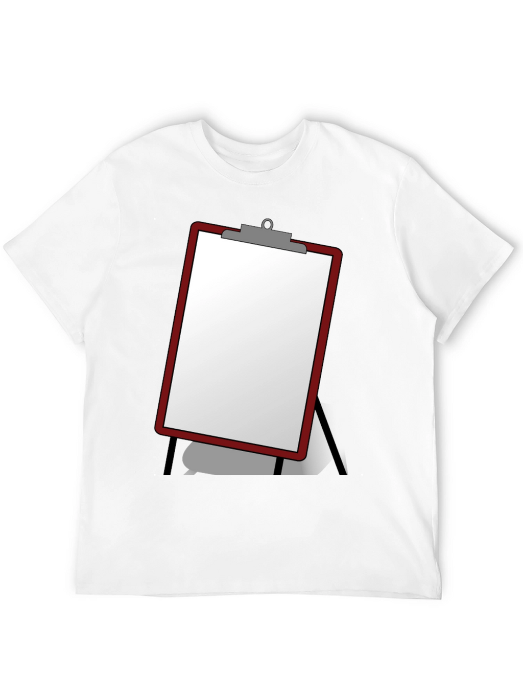 Clipboard Graphic Black T-Shirt - Mens Casual Wear
