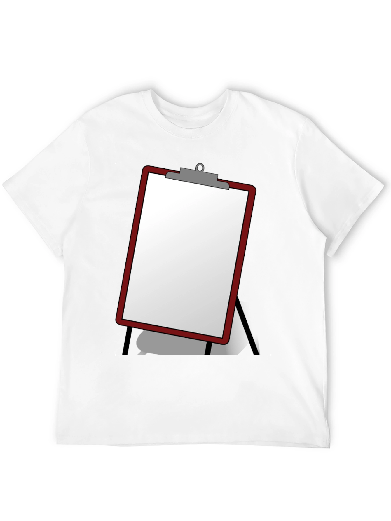 Clipboard Graphic Black T-Shirt - Mens Casual Wear