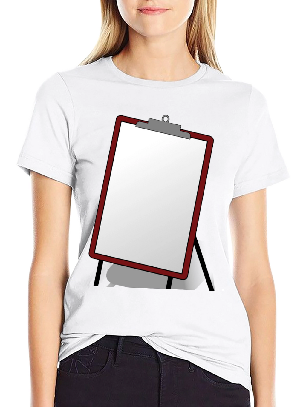 Clipboard Graphic Black T-Shirt - Mens Casual Wear