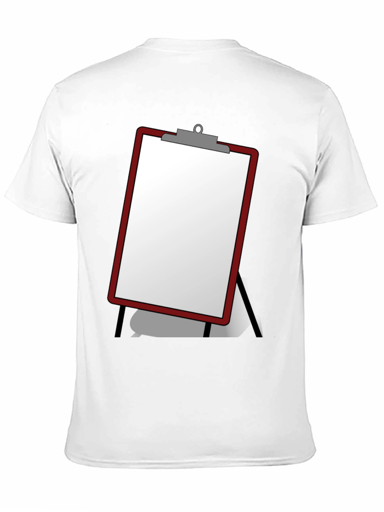 Clipboard Graphic Black T-Shirt - Mens Casual Wear
