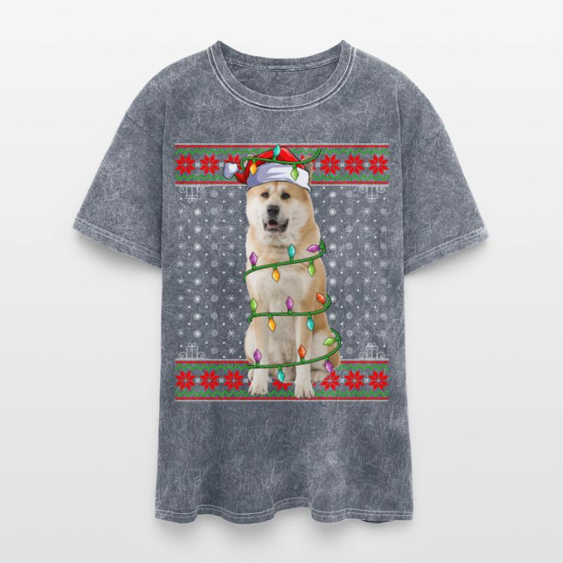 Akita Inu Dog Ugly Christmas