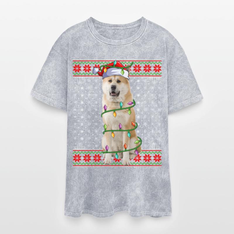 Akita Inu Dog Ugly Christmas