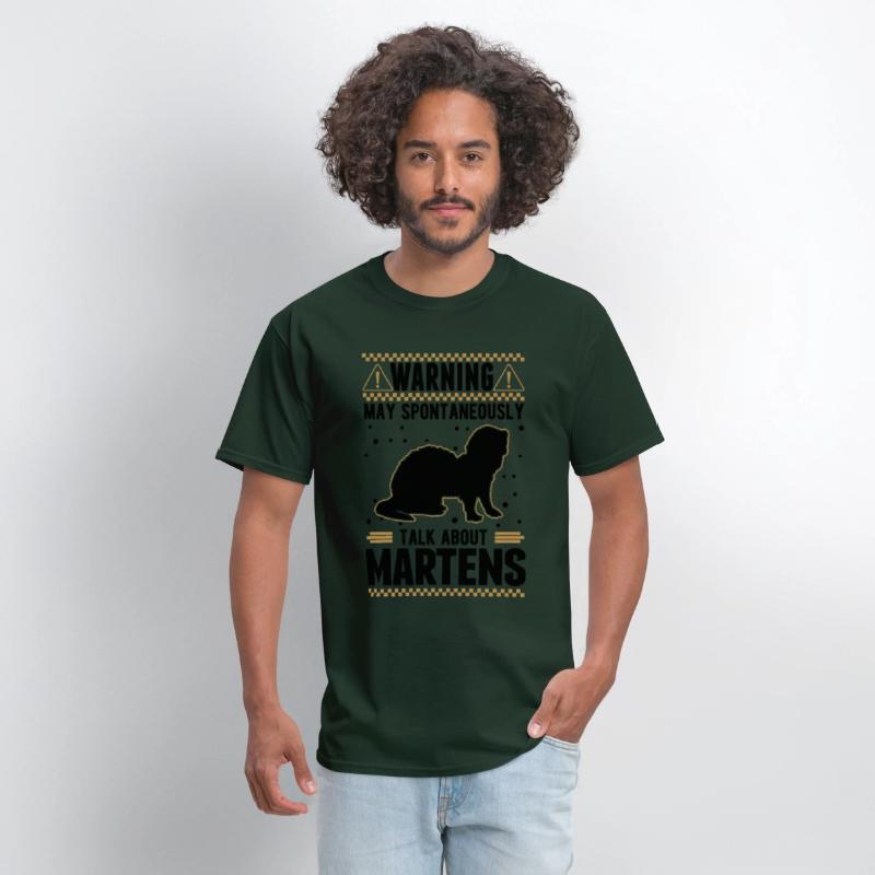 Alert Marten Mink Badger Pine
