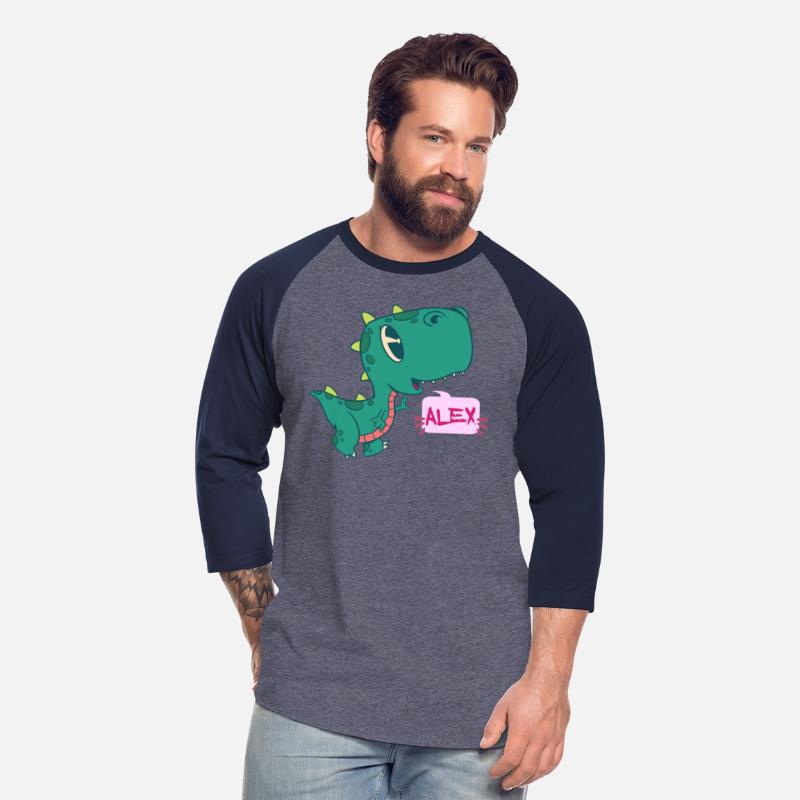 ALEX - Lovely girl name with cute dinosaur