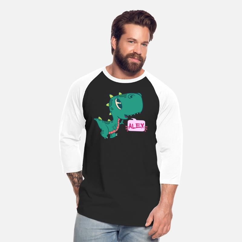 ALEX - Lovely girl name with cute dinosaur