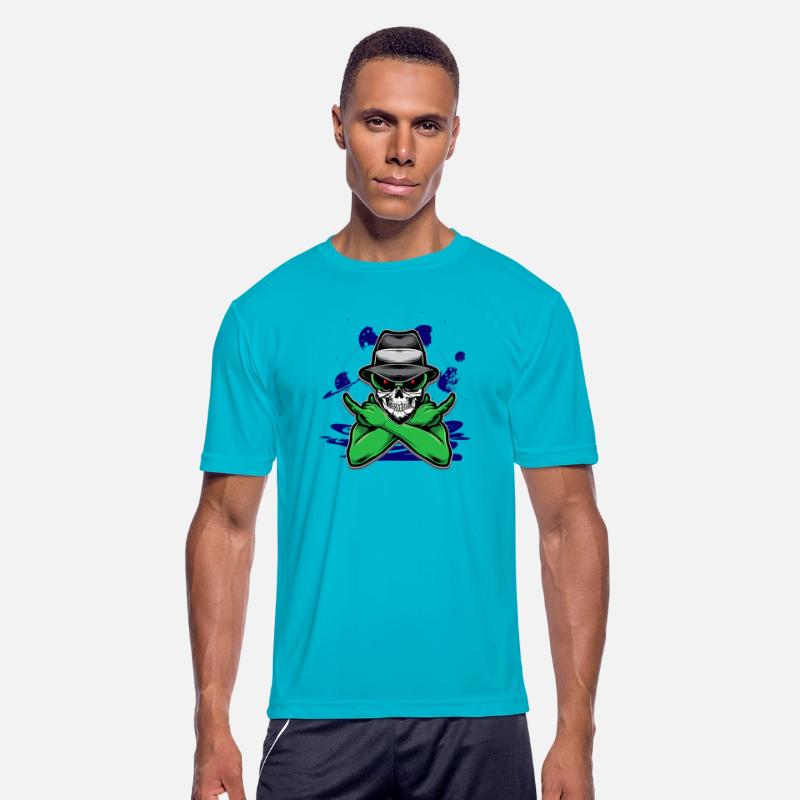 Alien Gangster Skull Skeleton Death