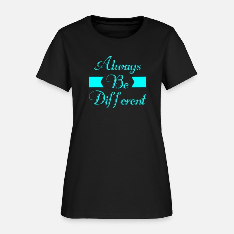 Always Be Different Typography T shirt Design
