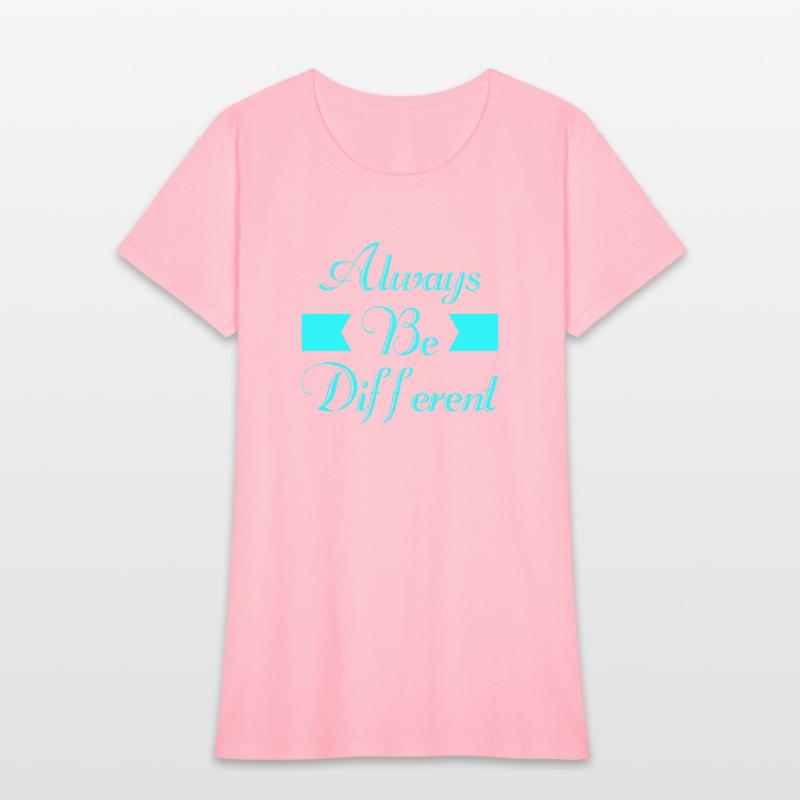 Always Be Different Typography T shirt Design