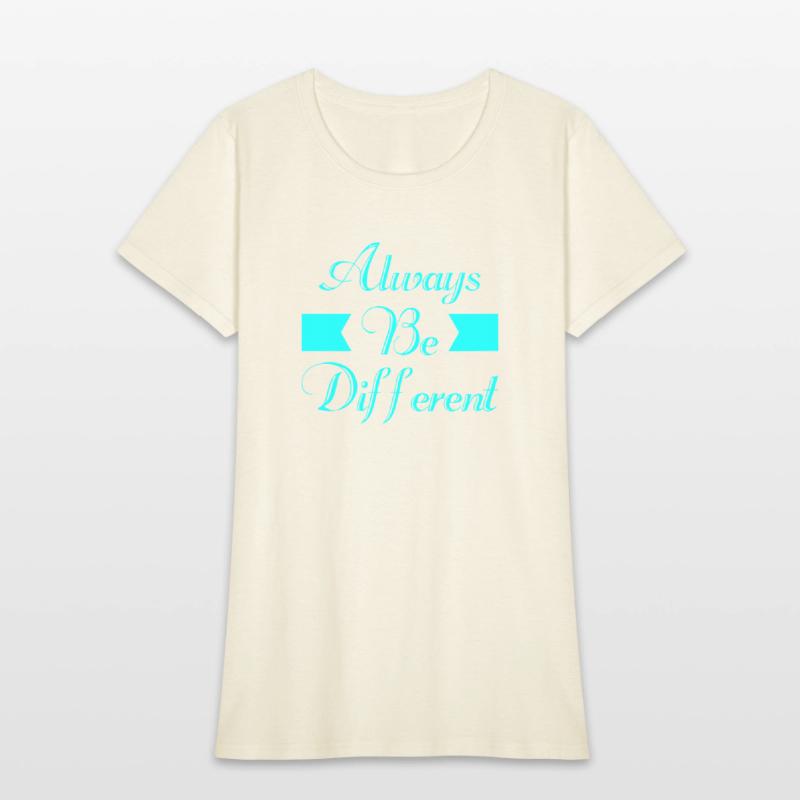 Always Be Different Typography T shirt Design