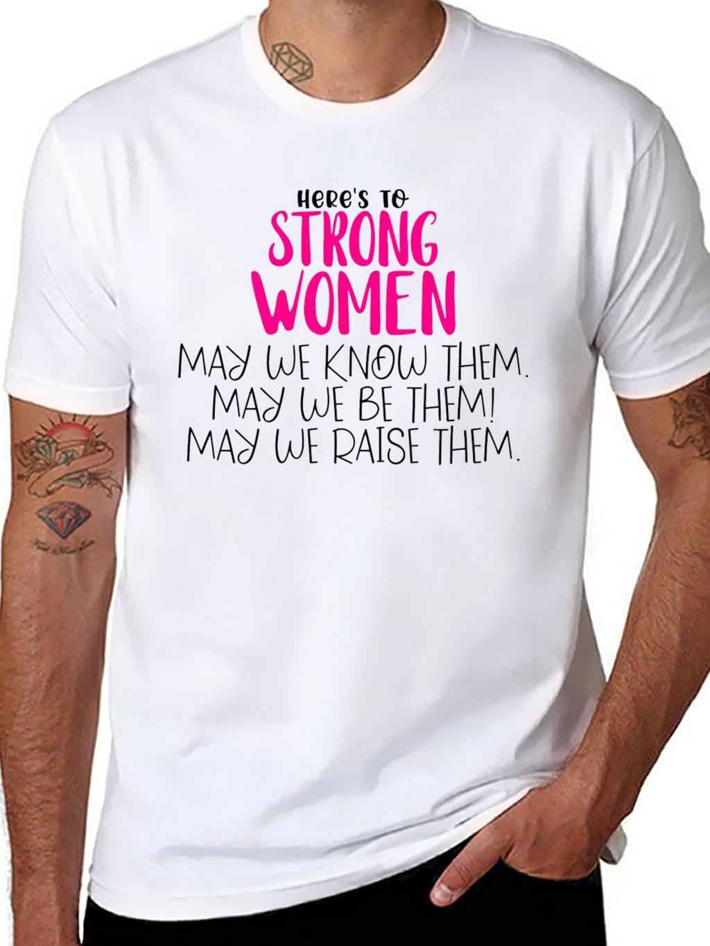 Strong Women Graphic Tee - Empowering Feminist Shirt