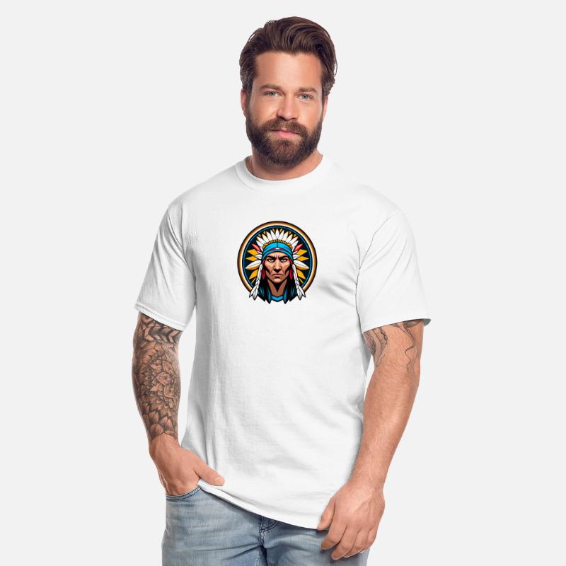 American Indian Printed T-shirt