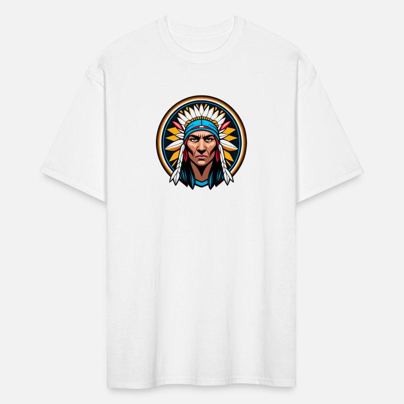 American Indian Printed T-shirt