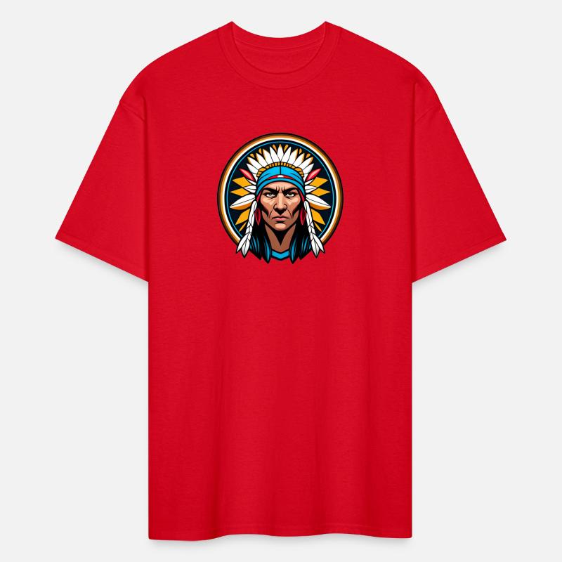 American Indian Printed T-shirt