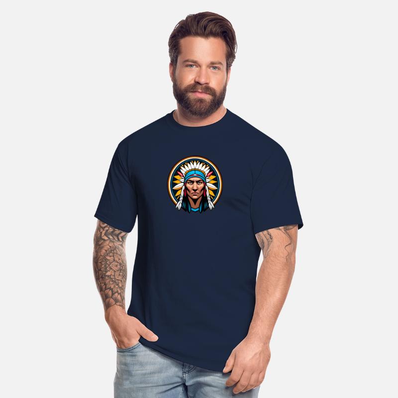 American Indian Printed T-shirt