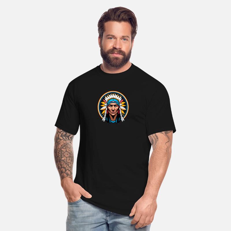 American Indian Printed T-shirt