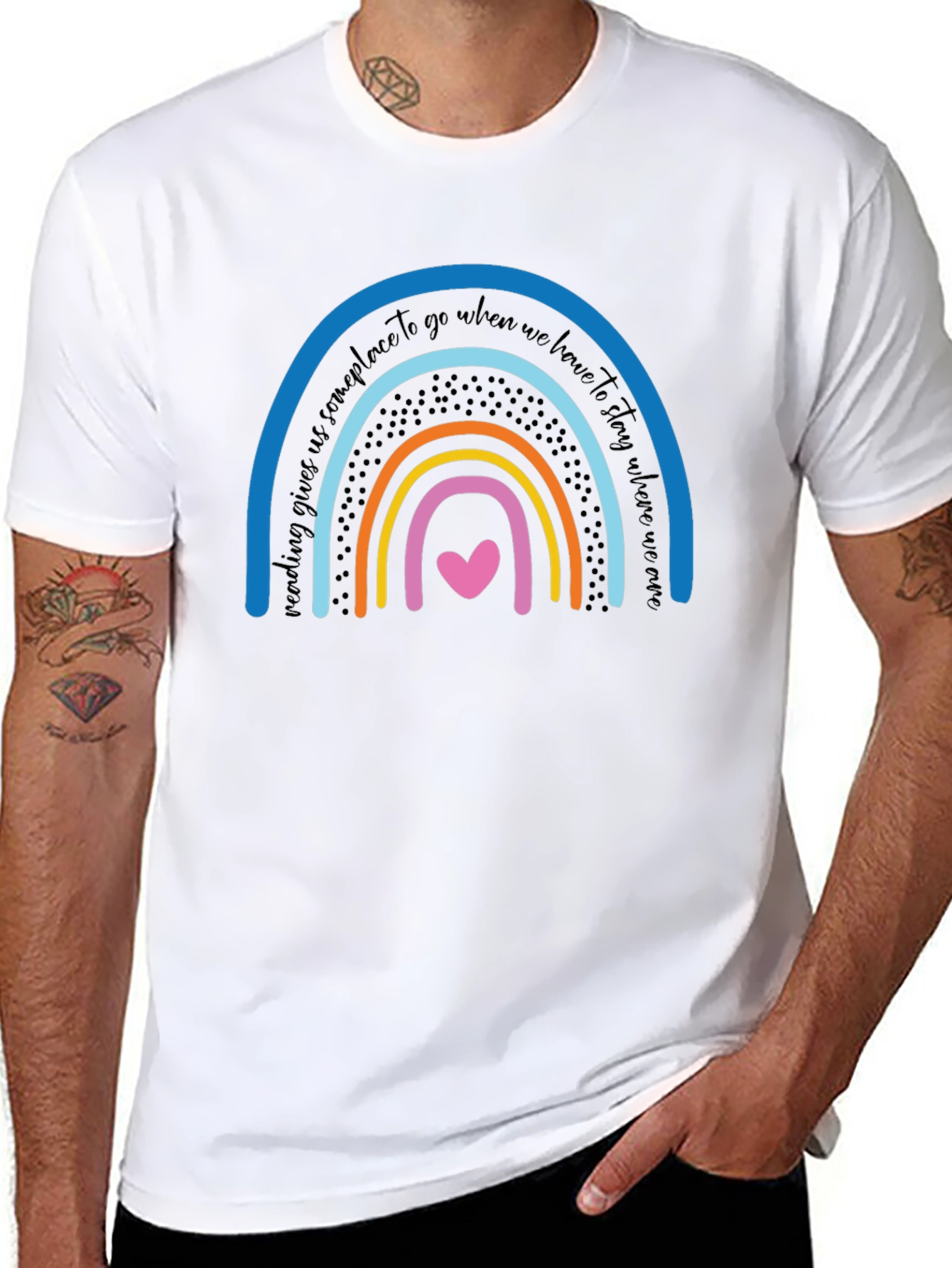 Reading Rainbow Graphic Tee