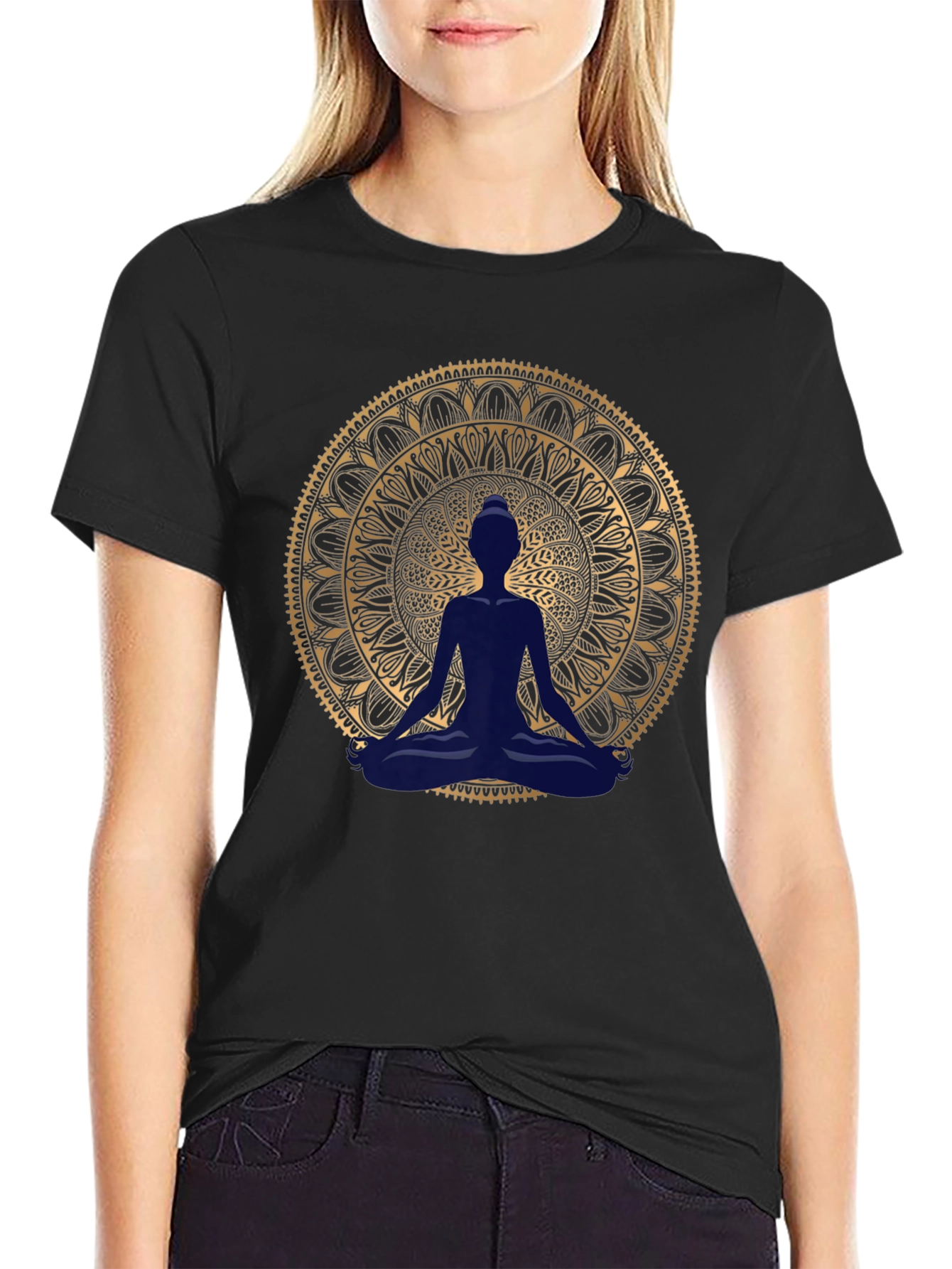Zen Mandala Meditation T-Shirt - Stylish & Comfortable