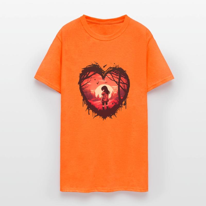 Anime Girl lost Love two Emblem