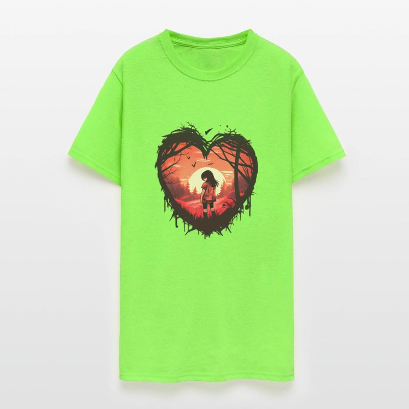 Anime Girl lost Love two Emblem