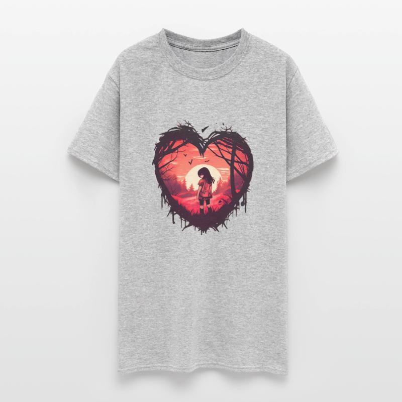 Anime Girl lost Love two Emblem