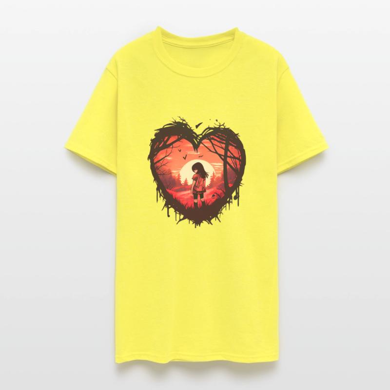 Anime Girl lost Love two Emblem