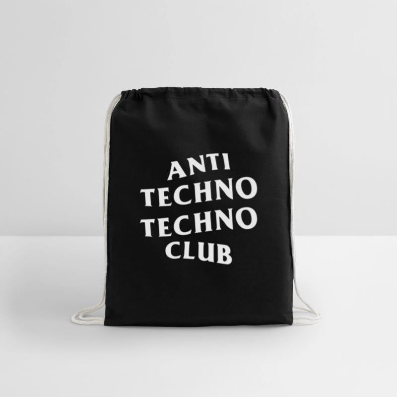 Anti Techno Techno Club White Logo