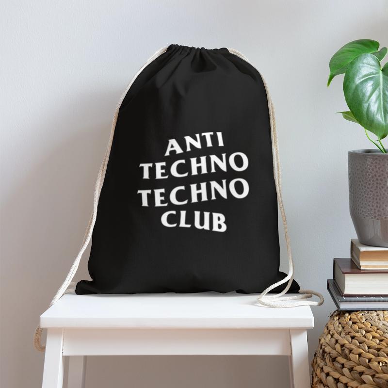 Anti Techno Techno Club White Logo