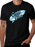 Ocean Vibes Surfboard Graphic Tee