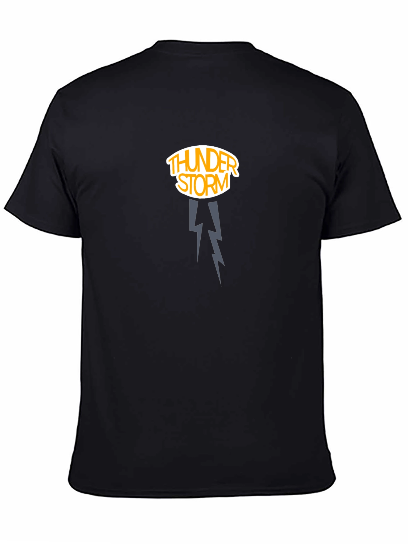 Thunderstorm Graphic Tee - Dark Cotton Shirt