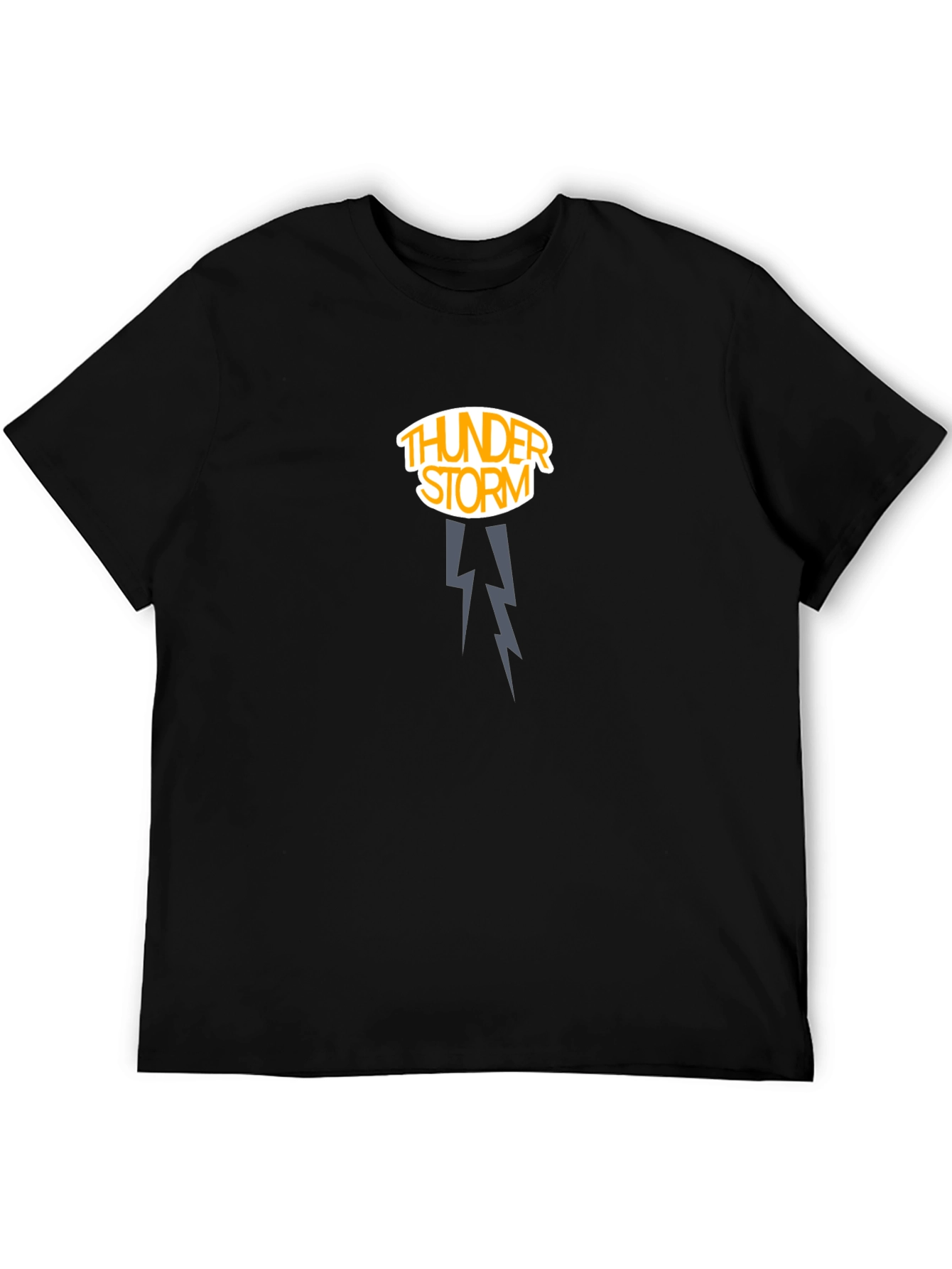 Thunderstorm Graphic Tee - Dark Cotton Shirt
