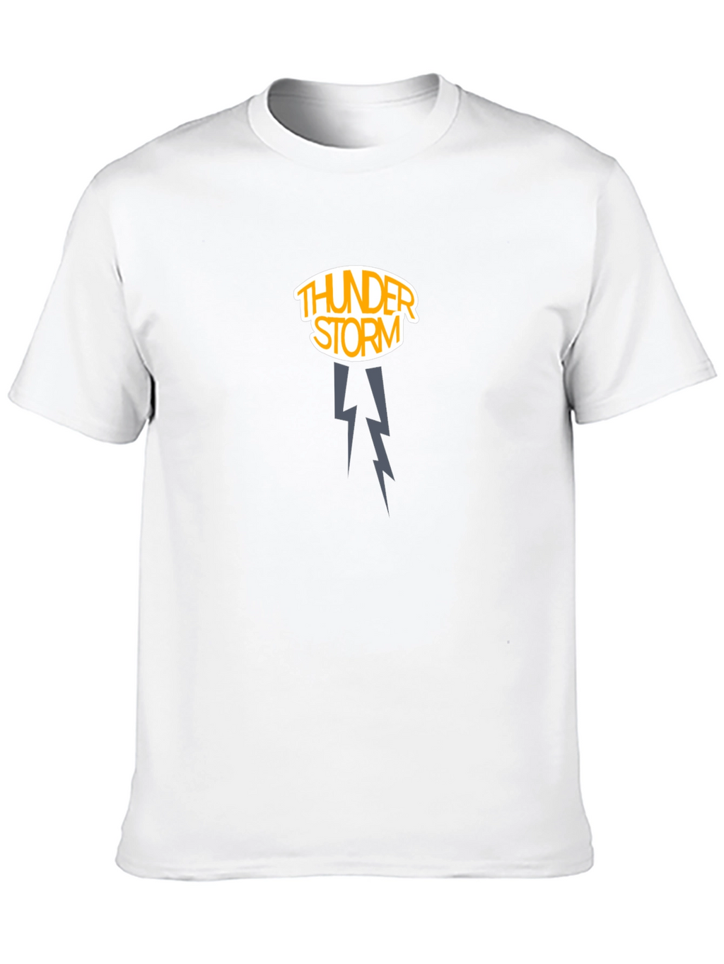 Thunderstorm Graphic Tee - Dark Cotton Shirt