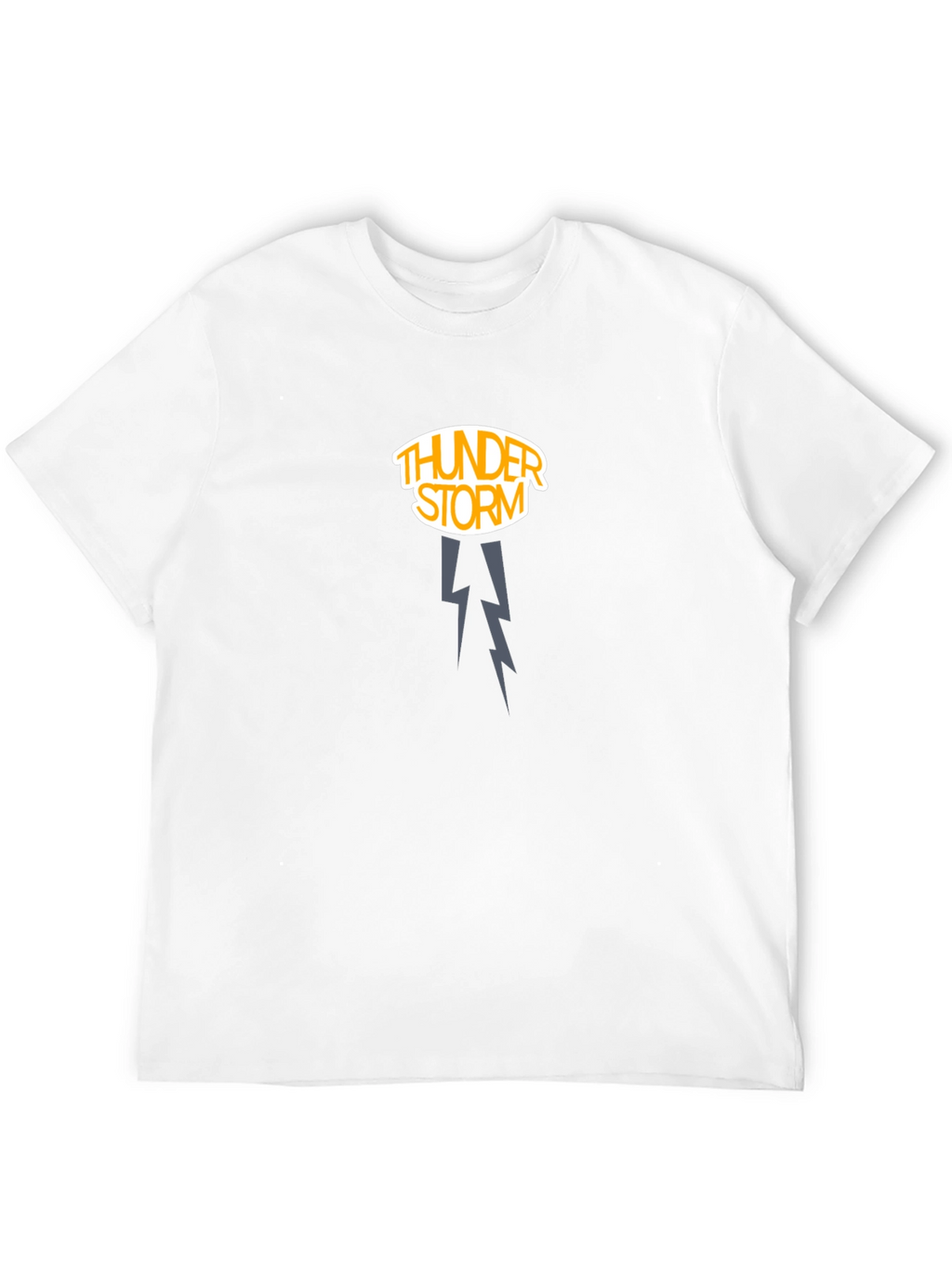 Thunderstorm Graphic Tee - Dark Cotton Shirt