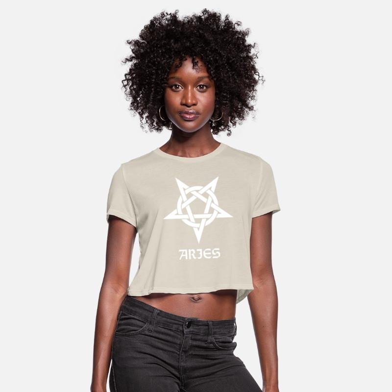 ARIES Pagan Wiccan Pentagram T-Shirt Design