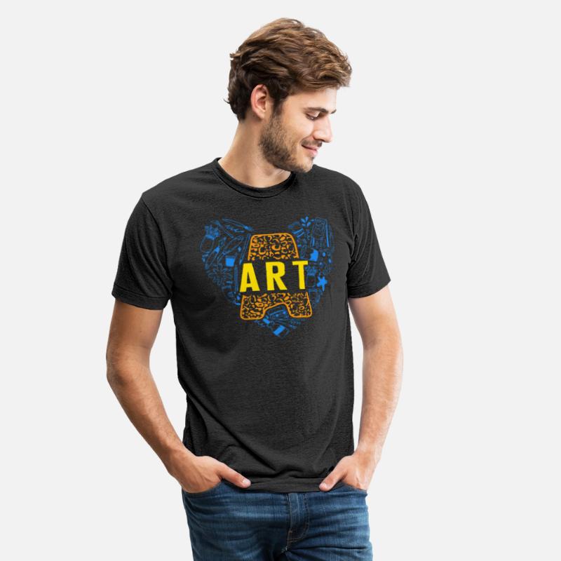 Art Shirt, A For Art Painting Palette Brush Tee,