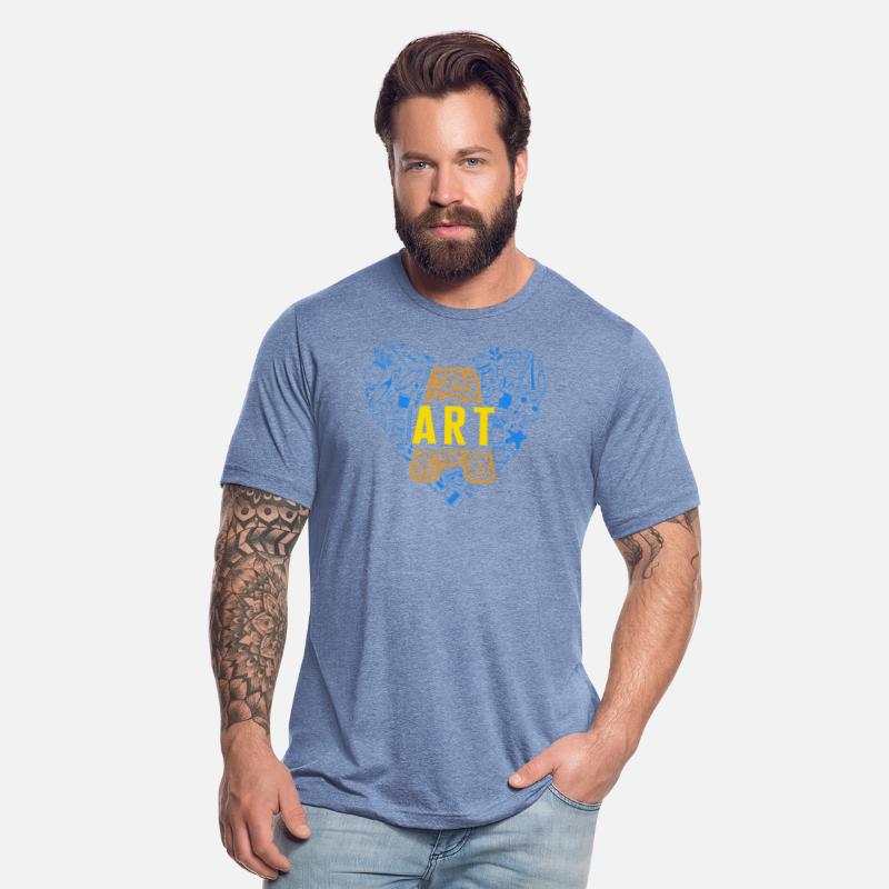 Art Shirt, A For Art Painting Palette Brush Tee,