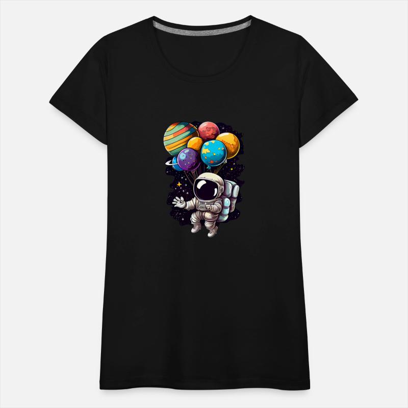 Astronaut Birthday Space Balloon Galaxy Planets