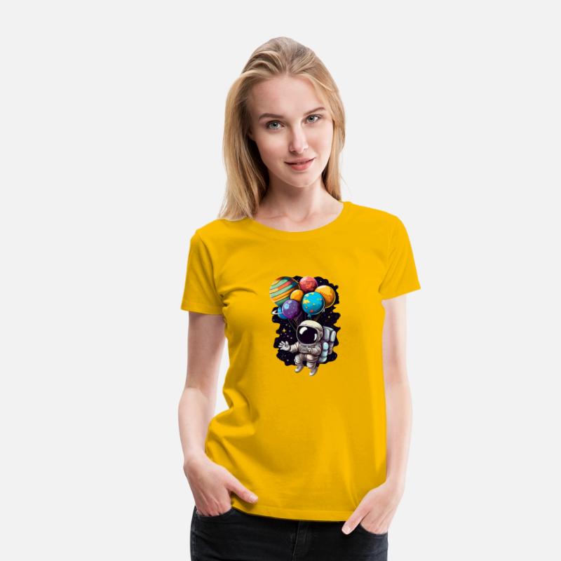 Astronaut Birthday Space Balloon Galaxy Planets