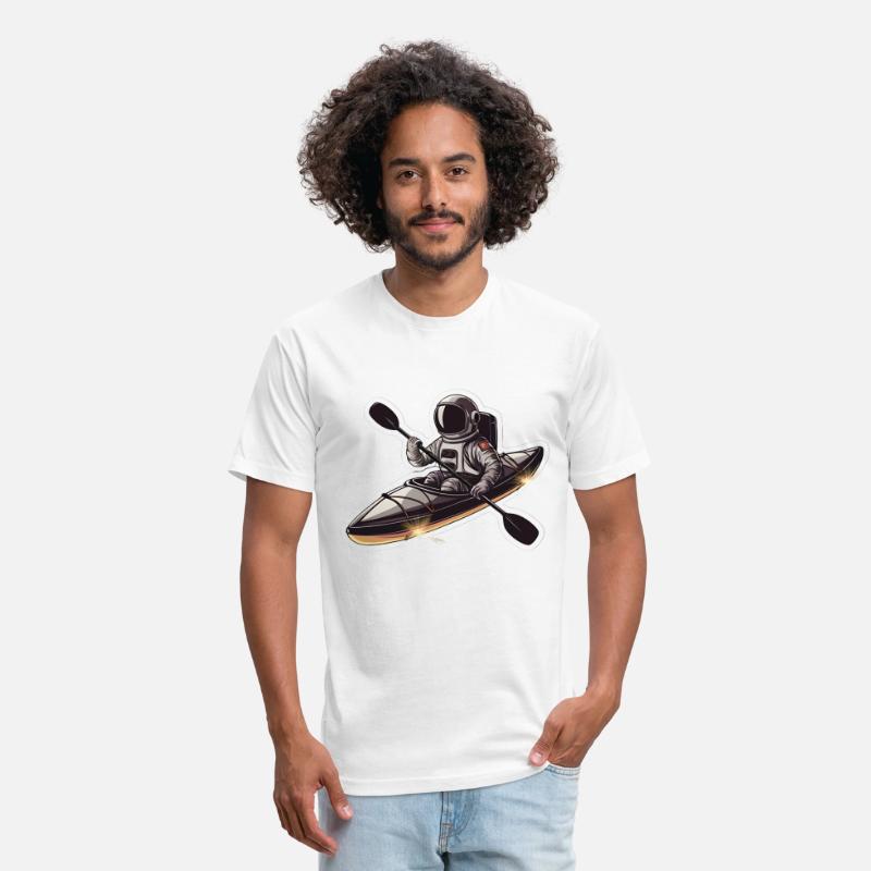 Astronaut Kayaker Boat Kayaking Paddling gift idea