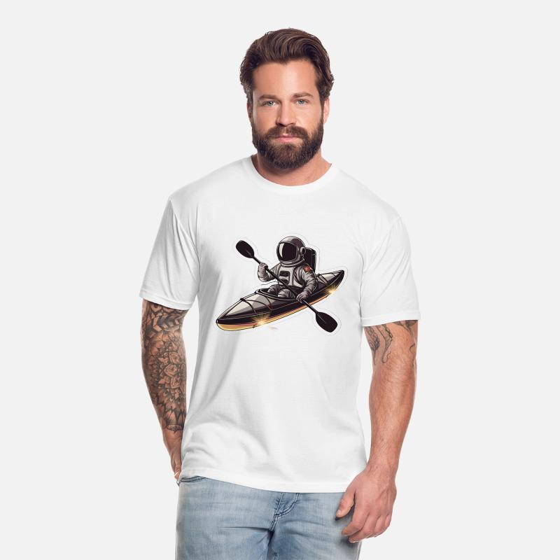 Astronaut Kayaker Boat Kayaking Paddling gift idea